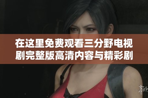 在这里免费观看三分野电视剧完整版高清内容与精彩剧情解析