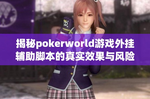揭秘pokerworld游戏外挂辅助脚本的真实效果与风险分析