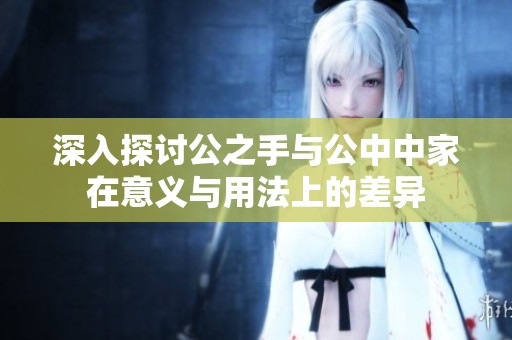 深入探讨公之手与公中中家在意义与用法上的差异