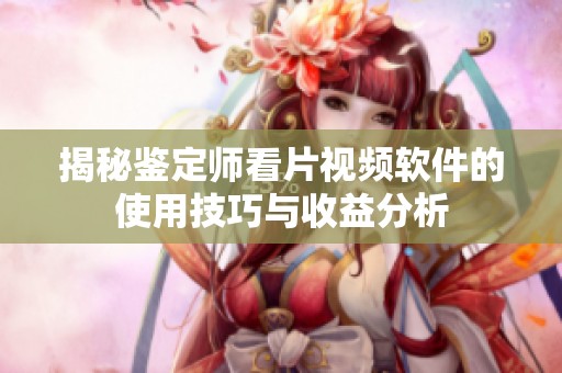 揭秘鉴定师看片视频软件的使用技巧与收益分析