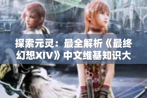 探索元灵：最全解析《最终幻想XIV》中文维基知识大全