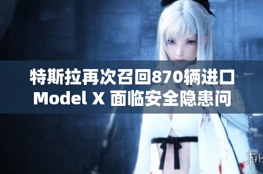 特斯拉再次召回870辆进口Model X 面临安全隐患问题