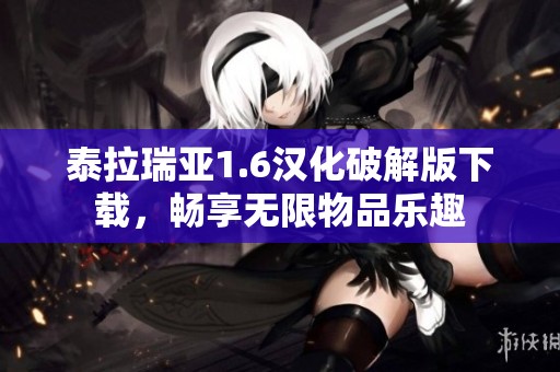 泰拉瑞亚1.6汉化破解版下载，畅享无限物品乐趣