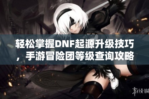 轻松掌握DNF起源升级技巧，手游冒险团等级查询攻略分享