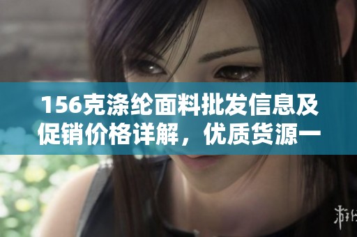 156克涤纶面料批发信息及促销价格详解，优质货源一手掌握