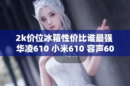 2k价位冰箱性价比谁最强 华凌610 小米610 容声609全面对比分析