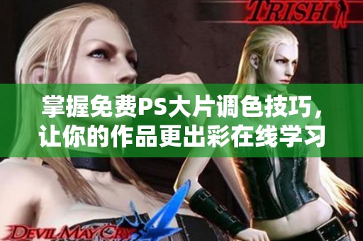 掌握免费PS大片调色技巧，让你的作品更出彩在线学习