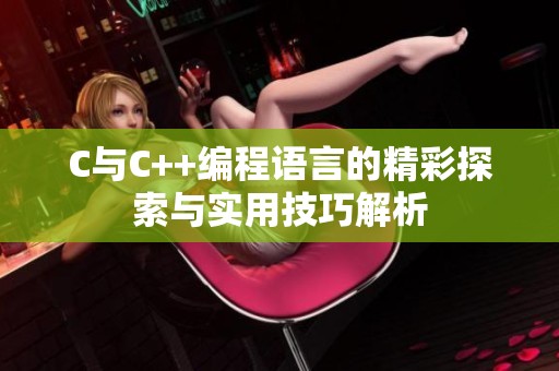 C与C++编程语言的精彩探索与实用技巧解析