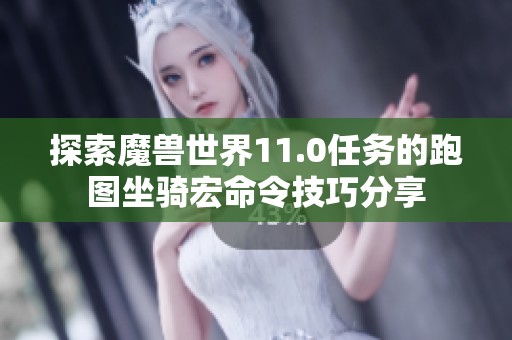 探索魔兽世界11.0任务的跑图坐骑宏命令技巧分享