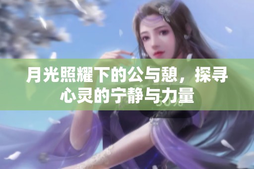 月光照耀下的公与憩，探寻心灵的宁静与力量