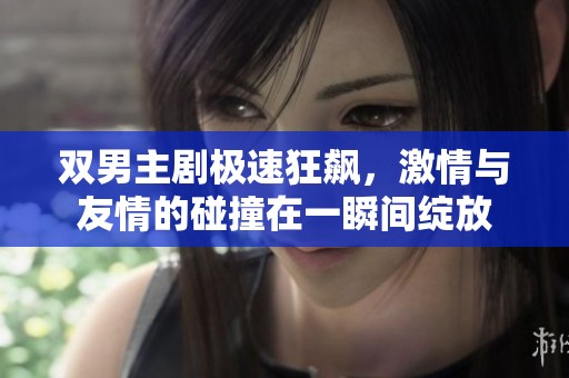 双男主剧极速狂飙，激情与友情的碰撞在一瞬间绽放