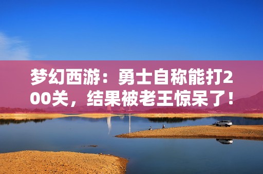 梦幻西游：勇士自称能打200关，结果被老王惊呆了！