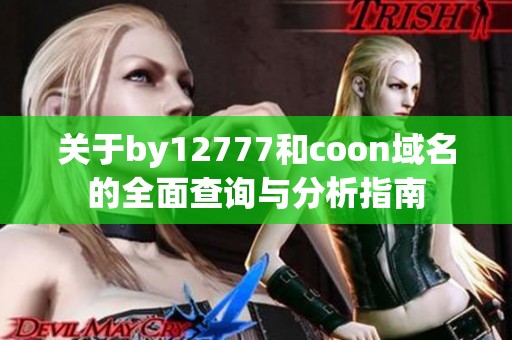 关于by12777和coon域名的全面查询与分析指南