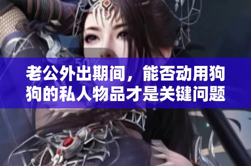 老公外出期间，能否动用狗狗的私人物品才是关键问题