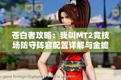 苍白者攻略：我叫MT2竞技场防守阵容配置详解与金蟾宫挑战技巧