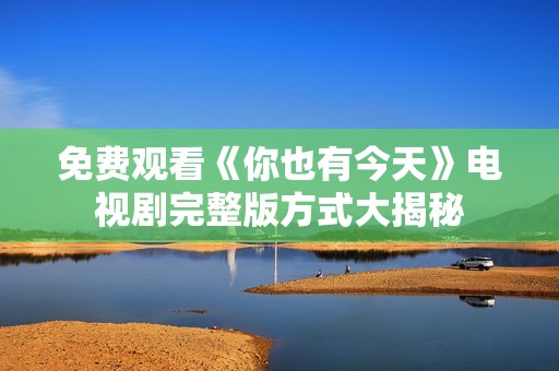 免费观看《你也有今天》电视剧完整版方式大揭秘