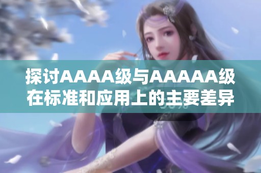 探讨AAAA级与AAAAA级在标准和应用上的主要差异