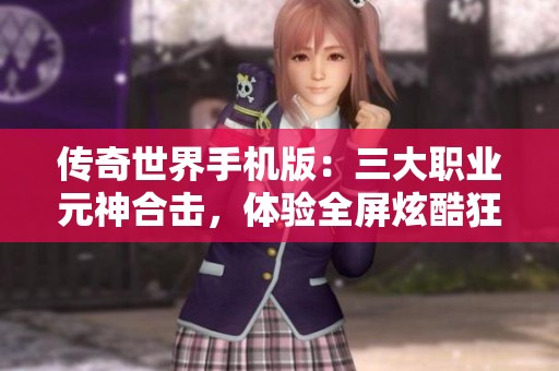 传奇世界手机版：三大职业元神合击，体验全屏炫酷狂龙紫电攻击
