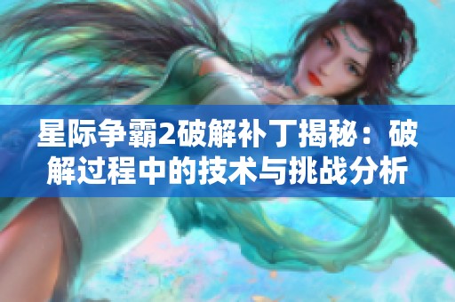 星际争霸2破解补丁揭秘：破解过程中的技术与挑战分析
