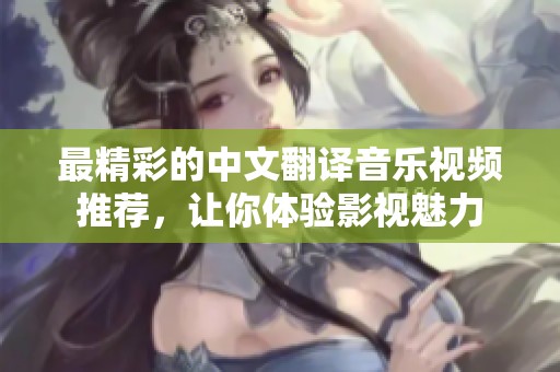 最精彩的中文翻译音乐视频推荐，让你体验影视魅力