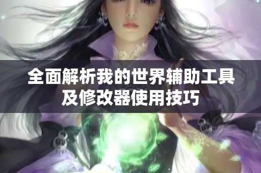 全面解析我的世界辅助工具及修改器使用技巧