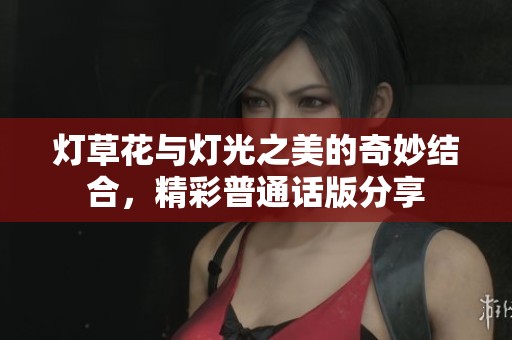 灯草花与灯光之美的奇妙结合，精彩普通话版分享