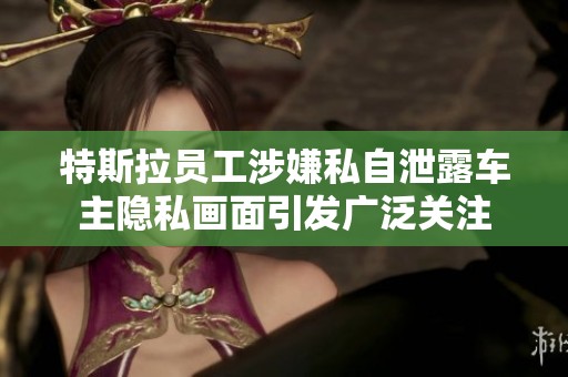 特斯拉员工涉嫌私自泄露车主隐私画面引发广泛关注