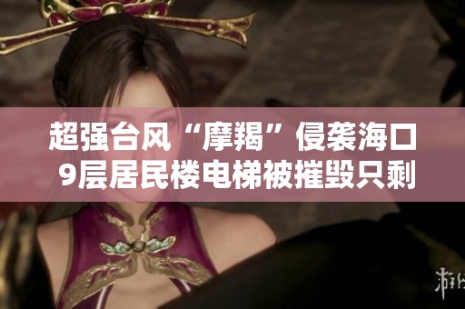 超强台风“摩羯”侵袭海口 9层居民楼电梯被摧毁只剩空壳