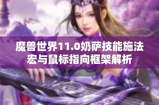 魔兽世界11.0奶萨技能施法宏与鼠标指向框架解析