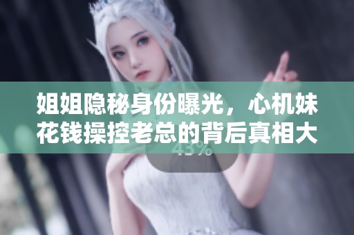 姐姐隐秘身份曝光，心机妹花钱操控老总的背后真相大揭秘