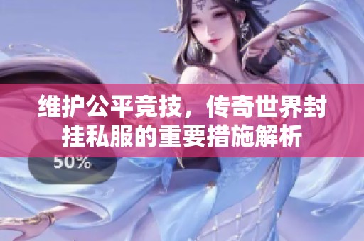 维护公平竞技，传奇世界封挂私服的重要措施解析