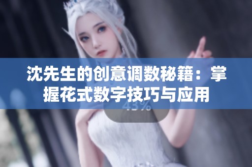 沈先生的创意调数秘籍：掌握花式数字技巧与应用