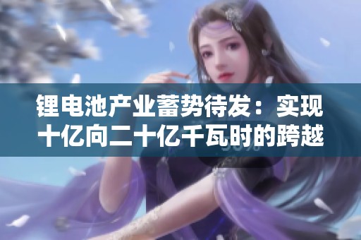 锂电池产业蓄势待发：实现十亿向二十亿千瓦时的跨越发展
