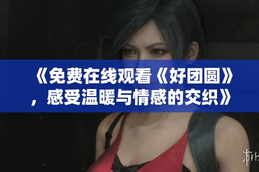 《免费在线观看《好团圆》，感受温暖与情感的交织》