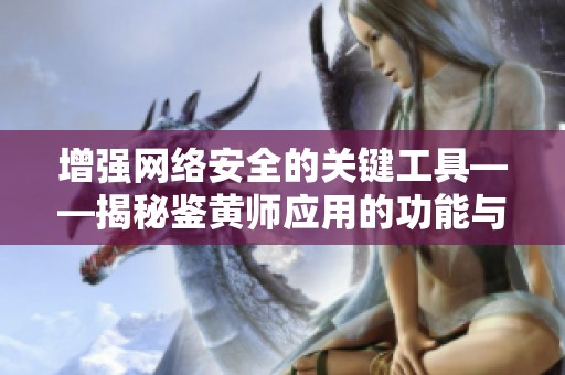 增强网络安全的关键工具——揭秘鉴黄师应用的功能与作用