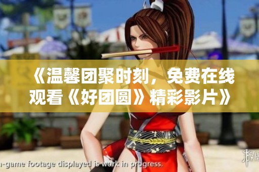 《温馨团聚时刻，免费在线观看《好团圆》精彩影片》