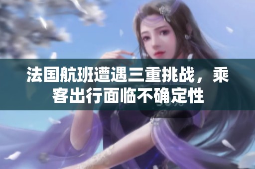 法国航班遭遇三重挑战，乘客出行面临不确定性