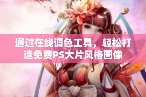 通过在线调色工具，轻松打造免费PS大片风格图像