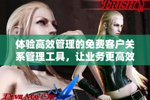 体验高效管理的免费客户关系管理工具，让业务更高效发展