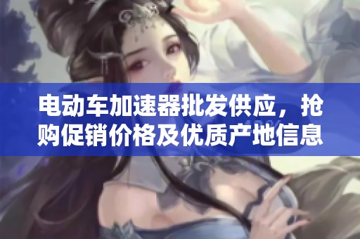 电动车加速器批发供应，抢购促销价格及优质产地信息