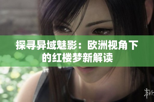 探寻异域魅影：欧洲视角下的红楼梦新解读